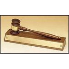 735 Walnut base with gavel